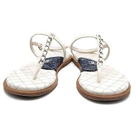 Chanel Sandali con catena Multicolore