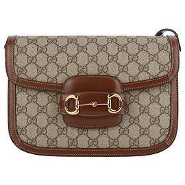 Gucci Bolsa de Ombro GG Supreme Horsebit Multicor