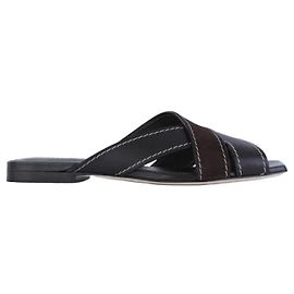 Tod's Sandali con cinturini incrociati in pelle Marrone
