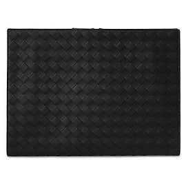 Bottega Veneta Intrecciato Clutch Bag Black