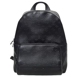 Louis Vuitton Black Monogram Shadow Racer Backpack Black