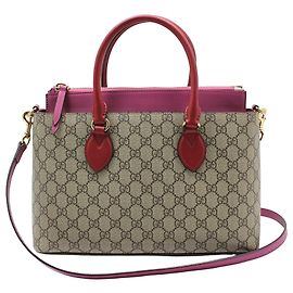 Gucci Bolsa de Ombro GG Supreme Eden Marrom
