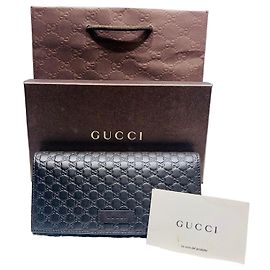 Carteira Long Micro Cima Gucci Marrom