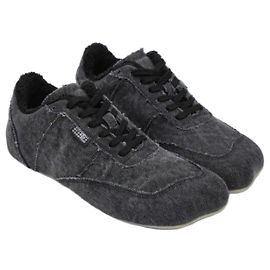 Maison Martin Margiela Anatomische Canvas-Sneaker Schwarz