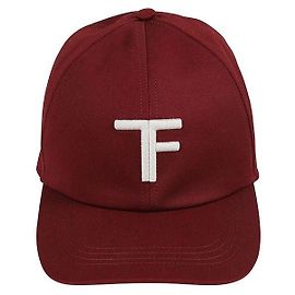 Tom Ford Baseballkappe mit besticktem Logo Rot
