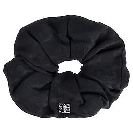 Givenchy Scrunchie in seta oversize effetto liquido Nero