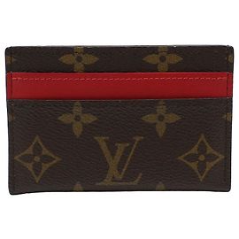 Louis Vuitton Cartera de doble tarjetero LV COLORMANIA Castaño