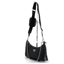 Prada Sac Hobo Multi Reedition Noir