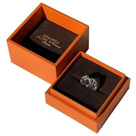 Hermès Anello Sandal Chaine d'Ancre Argento Multicolore