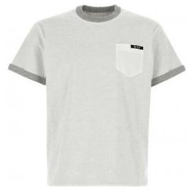 Prada Camiseta de algodón reversible Castaño