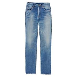 Saint Laurent Vaqueros rectos azul vintage Azul