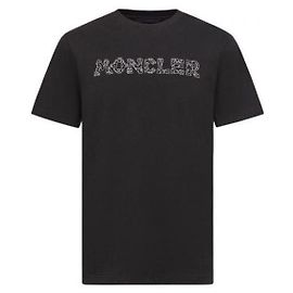 Moncler Logo T-Shirt Schwarz