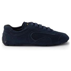 Prada Baskets Monte Carlo Reedition en daim Bleu