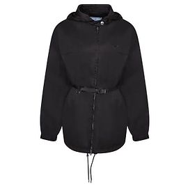 Prada Giacca Bomber in Re-Nylon Nero