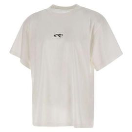 Maison Martin Margiela Numeric Baumwoll-T-Shirt Weiß