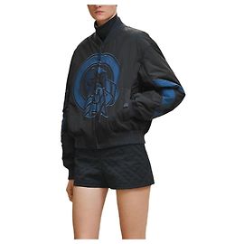 Hermès Women's Reversible Bomber Jacket Orange