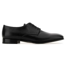 Prada Scarpe stringate in pelle Nero