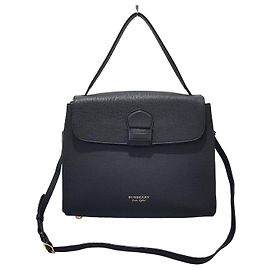 Burberry Cambrey Medium Tote Shoulder Bag Black