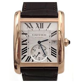 Cartier Tank MC Gold Watch Golden