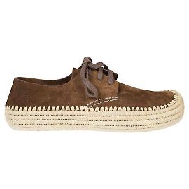 Loewe Scarpe in scamosciato e laffia con lacci Marrone