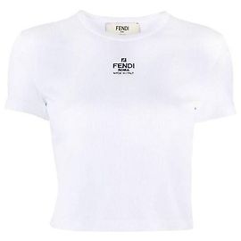Fendi Malha de algodão Roma Branco