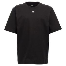Fendi Camisetas de algodón Metal FF Negro
