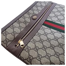 Gucci Pochette Ophidia GG Supreme Marron