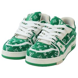 Louis Vuitton Baskets Trainer Vert Taille Vert