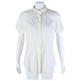 Chemisier Brunello Cucinelli Blanc