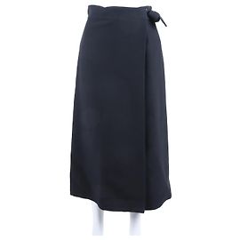 Christian Dior Wrap Skirt Black