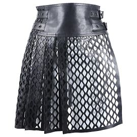 Dior Lederrock Schwarz