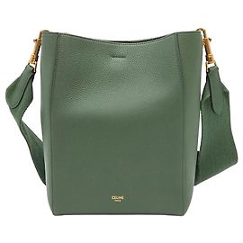 Céline Borsa a secchiello Khaki Marrone