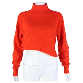 The Row Kaschmir-Langarm-Strickpullover Rot