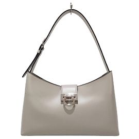 Salvatore Ferragamo Borsa a tracolla hobo Gancini Tripolio Marrone