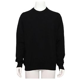 Fendi Strickpullover für Herren mit FF-Logo Schwarz Schwarz