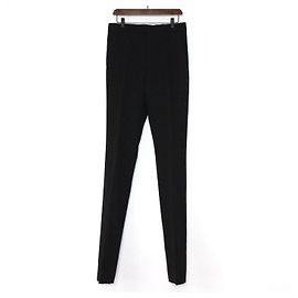Louis Vuitton Pantaloni con zip in lana e cotone neri per uomo Nero