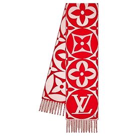 Louis Vuitton Sciarpa Vivienne Medallion Luna New Year Rosso Rosso
