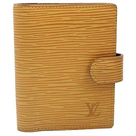 Louis Vuitton Yellow Epi Cardholder Yellow