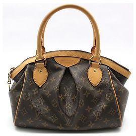 Louis Vuitton Monogram Tivoli PM Tote Bag Brown