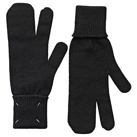 Maison Martin Margiela Maison Margiela Strickhandschuhe Schwarz