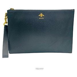 Gucci Clutch Animalier Azul