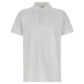 Bally Logo Embroidered Polo Short Sleeve T-Shirt Silvery