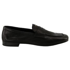Prada Leder-Loafer Schwarz