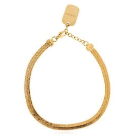 Saint Laurent Pulseira de corrente Dourado
