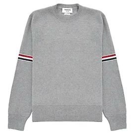 Thom Browne Armband in Milano-Stich-Strick Braun