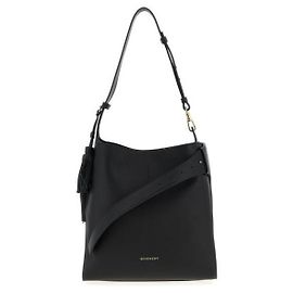 Givenchy Leder Hobo Bag mit Gürtel, Größe Medium Schwarz