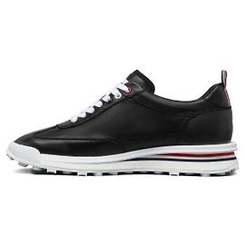 Thom Browne Baskets Soft Nappa RWB Tech Runner Noir