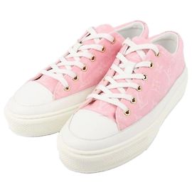 Louis Vuitton Denim Stella Sneaker Rosa Pink