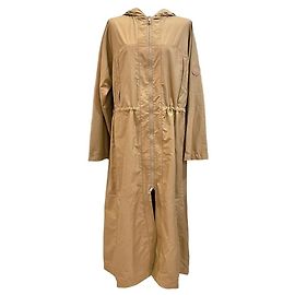 Hermès Windbreaker Long Coat Brown