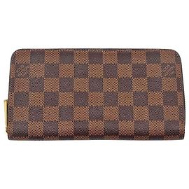 Louis Vuitton Damier Zippy Wallet Red